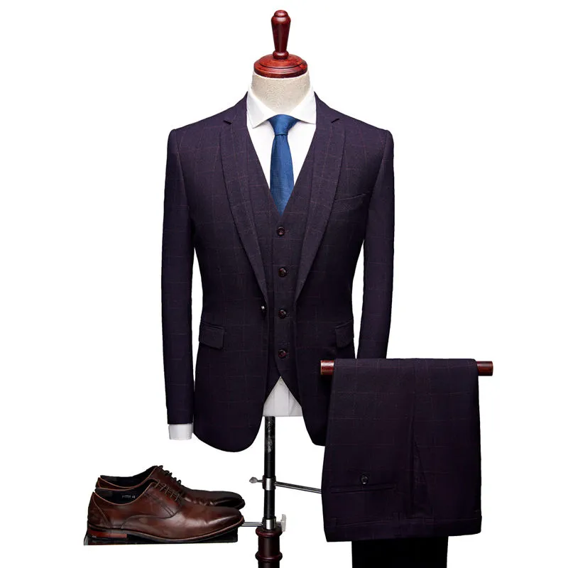 Anzug Blazer Hohe Qualität Mens Herren Anzüge Asiatische