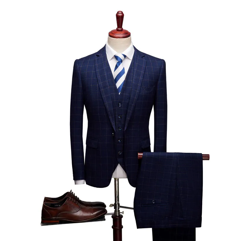 Anzug Blazer Hohe Qualität Mens Herren Anzüge Asiatische
