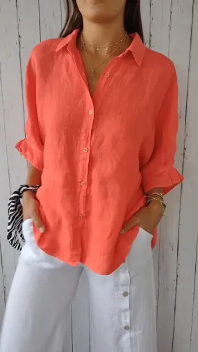 Dagmara - Sommerhemd - Elegant - Atmungsaktives Material - Ideal für S