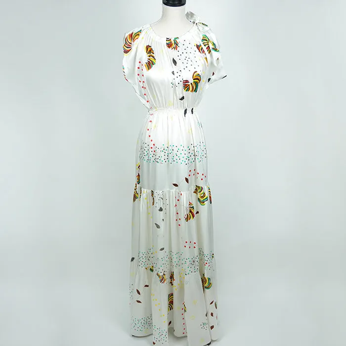 SOLER Malta Bow-Tie Maxi Dress
