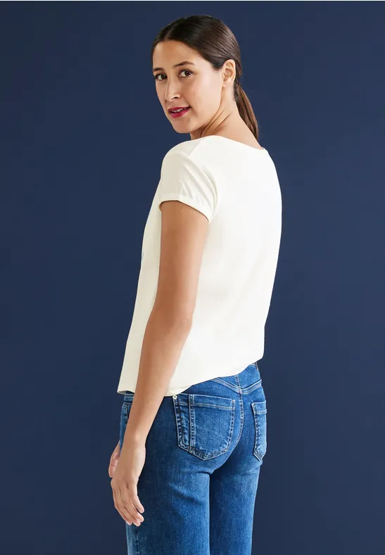 Street One Kurzarm T-Shirt mit Print 
